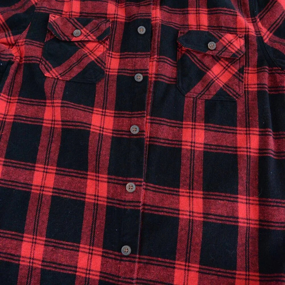 Jachs New York Red Black Checker 100% Cotton Outdoor Gorpcore  Button Up Shirt M - Picture 9 of 11